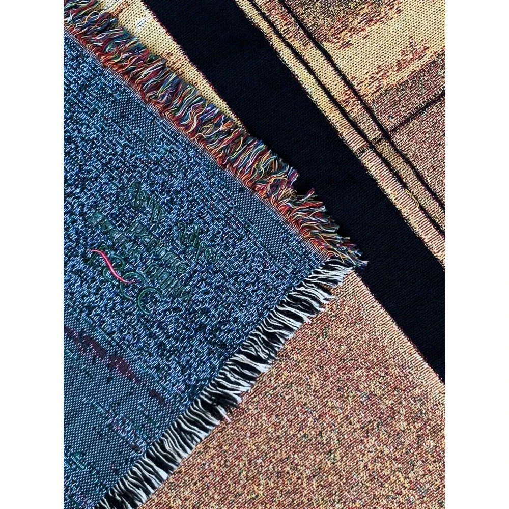 Electric LINEMEN Tapestry Throw Blanket Wall Hang LSCC Utility Bill Tyler 78x52